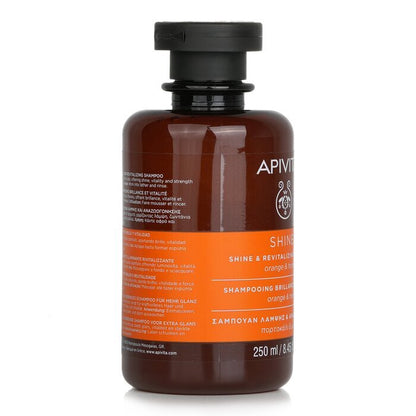 Apivita Shine & Revitalizing Shampoo with Orange & Honey 250ml/8.45oz