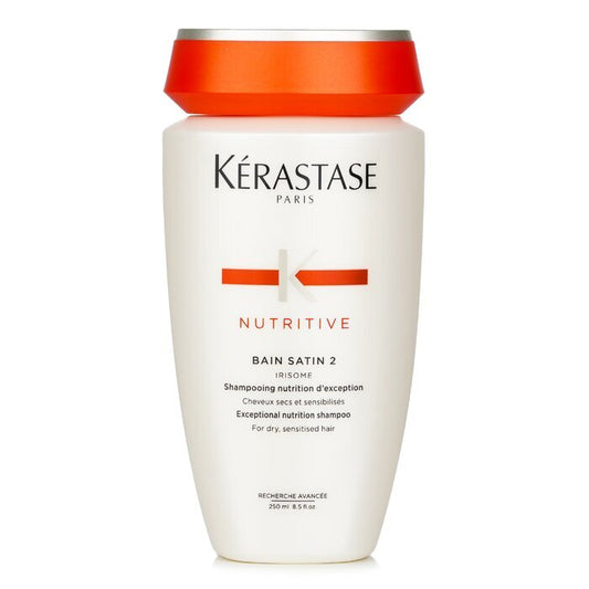 Kerastase Nutritive Bain Satin 2 Exceptional Nutrition Shampoo (For Dry, Sensitised Hair) 250ml/8.5oz