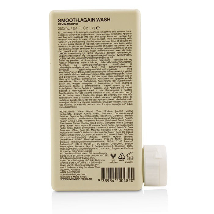 Kevin Murphy Smooth.Again.Wash (Shampooing Lissant - Pour Cheveux Épais et Grossiers) 250ml/8.4oz