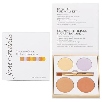 Jane Iredale Kit de Couleurs Correctrices (4x Anti-cernes + 1x Applicateur) 9.9g/0.35oz