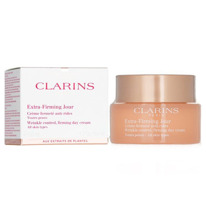 Clarins Extra-Firming Jour Contrôle des Rides, Crème de Jour Raffermissante - Tous Types de Peau 50ml/1.7oz