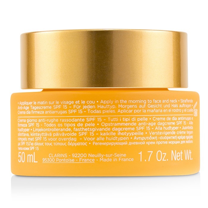 Clarins Extra-Firming Jour Contrôle des Rides, Crème de Jour Raffermissante SPF 15 - Tous Types de Peau 50ml/1.7oz