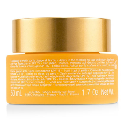 Clarins Extra-Firming Jour Contrôle des Rides, Crème de Jour Raffermissante SPF 15 - Tous Types de Peau 50ml/1.7oz