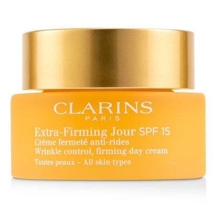 Clarins Extra-Firming Jour Contrôle des Rides, Crème de Jour Raffermissante SPF 15 - Tous Types de Peau 50ml/1.7oz