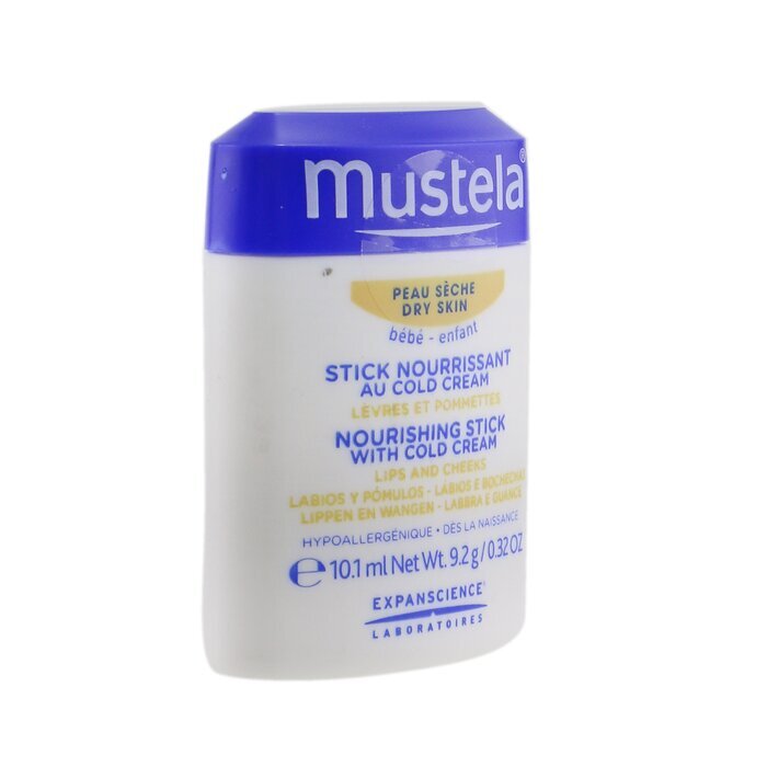 Mustela Nourishing Stick With Cold Cream (Lips & Cheeks) - For Dry Skin 9.2g/0.32oz