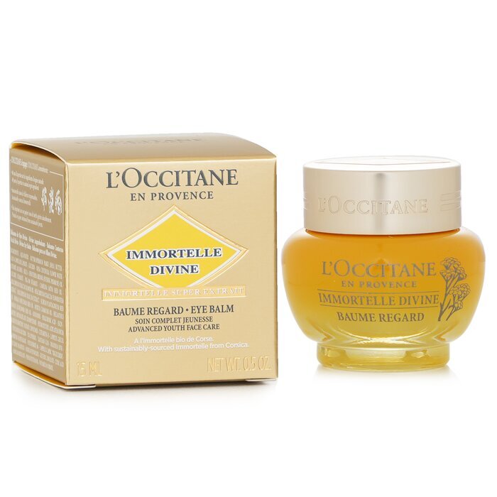 Baume Contour des Yeux Divin Immortelle L'Occitane - Baume Ultime Jeunesse pour les Yeux 15ml/0.5oz
