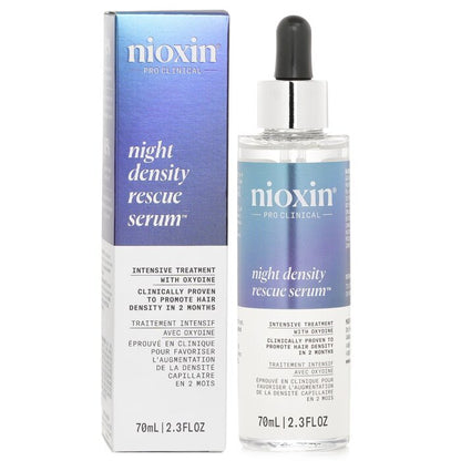 Nioxin Night Density Rescue Serum Intensive Treatment with Oxydine 70ml