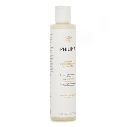Philip B Gentle Conditioning Shampoo (Sans parfum ni colorant - Tous types de cheveux) 220ml/7.4oz
