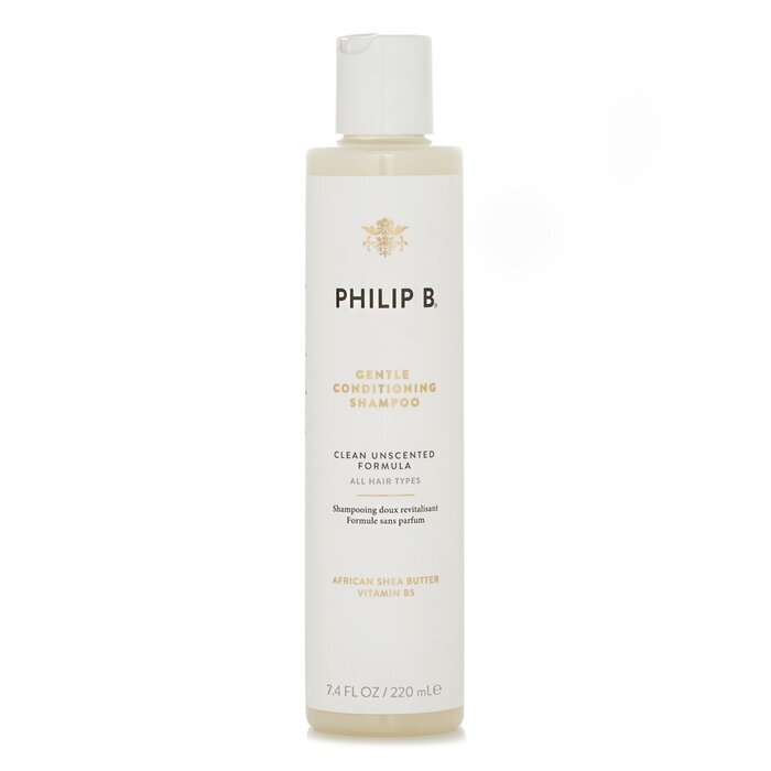 Philip B Gentle Conditioning Shampoo (Sans parfum ni colorant - Tous types de cheveux) 220ml/7.4oz