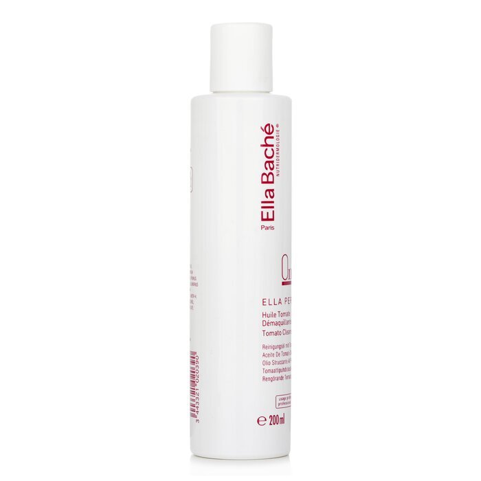 Ella Bache Huile Démaquillante à la Tomate pour Visage et Yeux, Maquillage Longue Tenue 200ml/6.76oz