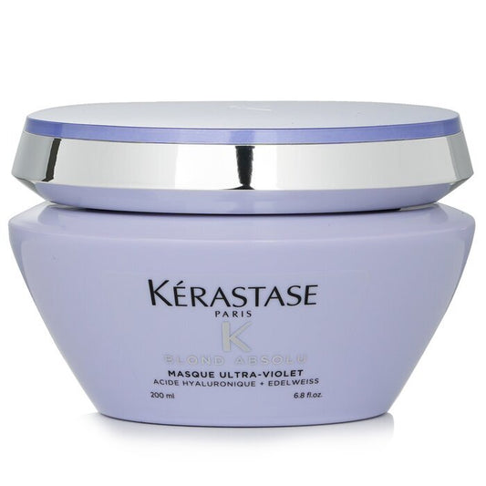 Kerastase Blond Absolu Masque Ultra-Violet Anti-Reflets Cuivrés Masque Violet Perfecteur Blonde (Cheveux Blonds Éclaircis Froids) 200ml/6.8oz