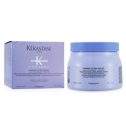 Kerastase Blond Absolu Masque Ultra-Violet Anti-Brass Blonde Perfecting Purple Masque (Lightened Cool Blonde Hair) 500ml/16.9oz