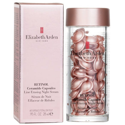 Elizabeth Arden Capsules Rétinol Céramide - Sérum de Nuit Anti-Rides 60 Capsules