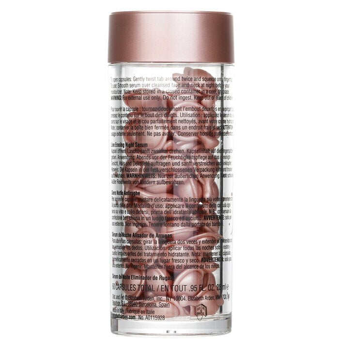 Elizabeth Arden Capsules Rétinol Céramide - Sérum de Nuit Anti-Rides 60 Capsules