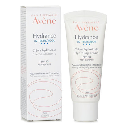 Avene Hydrance UV RICH Hydrating Cream SPF 30 - For Dry to Very Dry Sensitive Skin 40ml/1.3oz