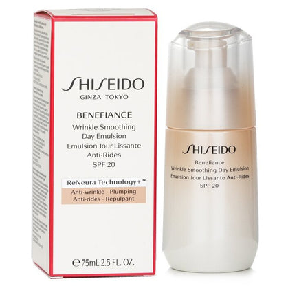 Shiseido Benefiance Wrinkle Smoothing Day Emulsion SPF 20 75ml/2.5oz