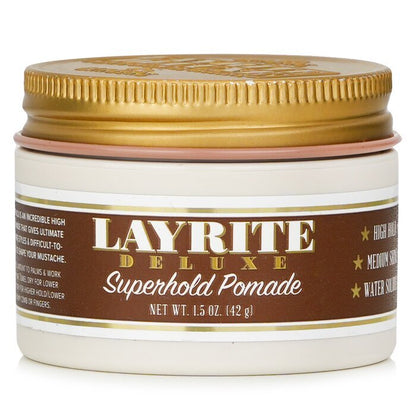 Layrite Superhold Pomade (High Hold, Medium Shine, Water Soluble) 42g/1.5oz