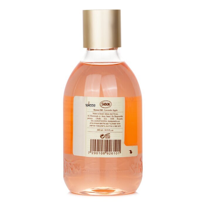 Sabon Huile de Douche - Pomme Lavande (Bouteille en Plastique) 300ml/10.1oz