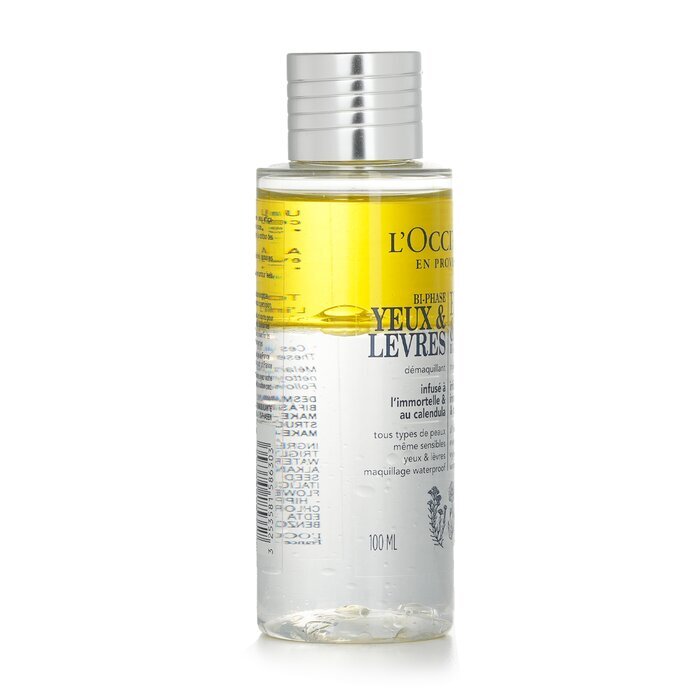 L'Occitane Démaquillant Yeux & Lèvres Biphasé (Tous Types de Peaux, Même Sensibles) 100ml/3,3oz