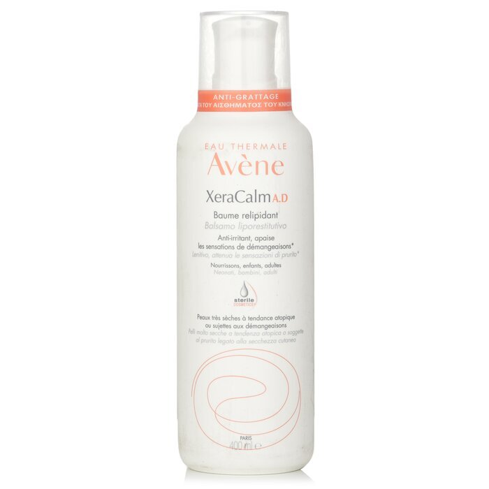 Avene XeraCalm A.D Lipid-Replenishing Balm - For Very Dry Skin Prone to Atopic Dermatitis or Itching 400ml/13.5oz