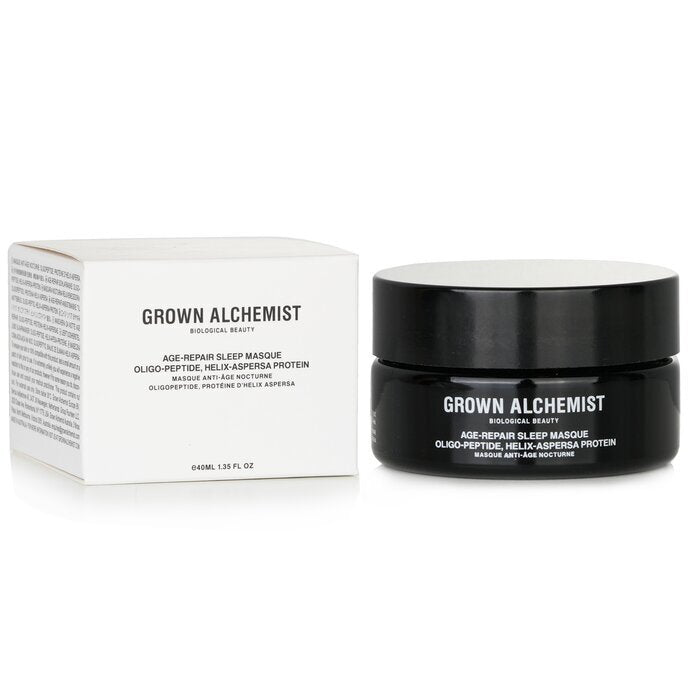 Grown Alchemist Masque de Nuit Réparateur Anti-Âge - Oligo-Peptide, Protéine Helix-Aspersa 40ml/1.35oz
