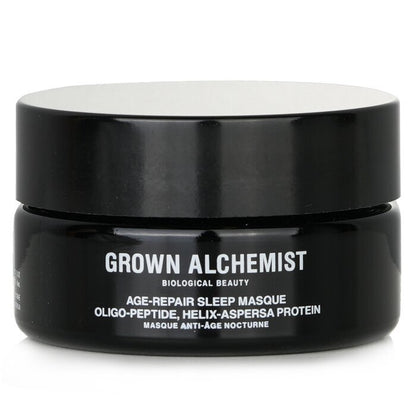 Grown Alchemist Masque de Nuit Réparateur Anti-Âge - Oligo-Peptide, Protéine Helix-Aspersa 40ml/1.35oz