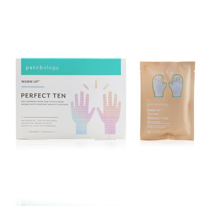 Patchology Warm Up Perfect Ten Self-Warming Hand & Cuticle Mask (1 Treatment) 2x8g/0.28oz