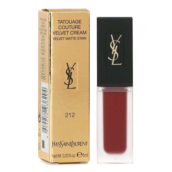 Yves Saint Laurent Tatouage Couture Velvet Cream Velvet Matte Stain - # 212 Rouge Rebel 6ml/0.2oz