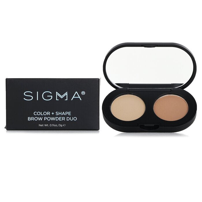Sigma Beauty Duo de poudre pour sourcils Color + Shape - # Light 3g/0.11oz
