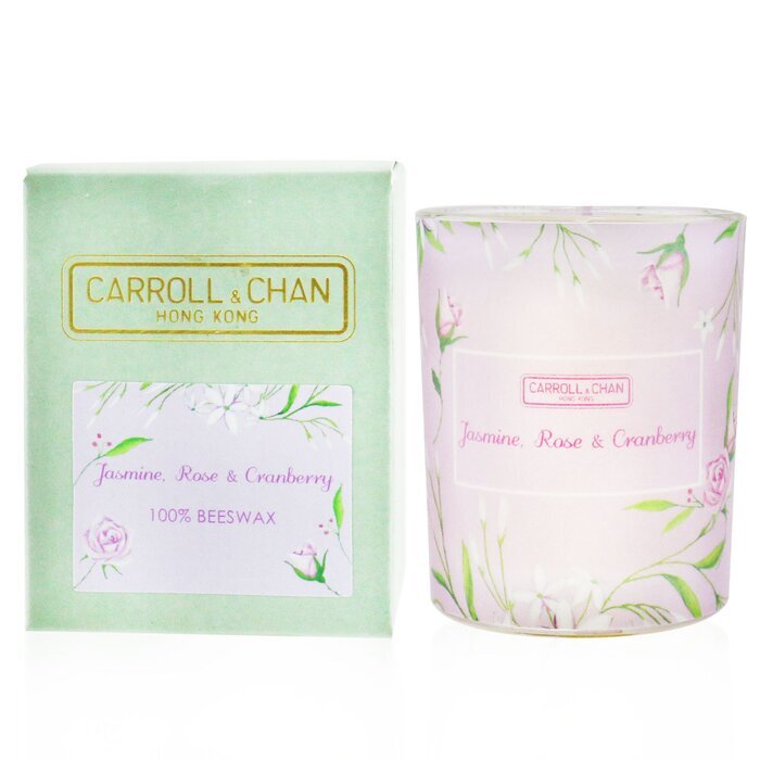 Carroll & Chan Bougie Votive 100% Cire d'Abeille - Jasmin Rose Canneberge 65g/2.3oz