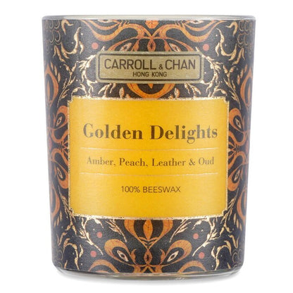 Carroll & Chan Bougie Votive 100% Cire d'Abeille - Délices Dorés 65g/2.3oz