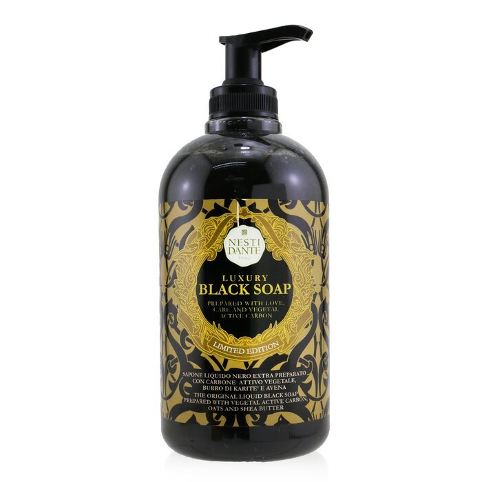 Nesti Dante Luxury Liquid Black Soap With Vegetal Active Carbon (Limited Edition) 500ml/16.9oz