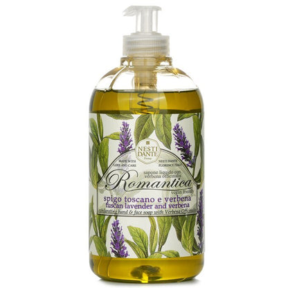 Nesti Dante Romantica Exhilarating Hand & Face Soap With Verbena Officinalis - Lavender And Verbena 500ml/16.9oz