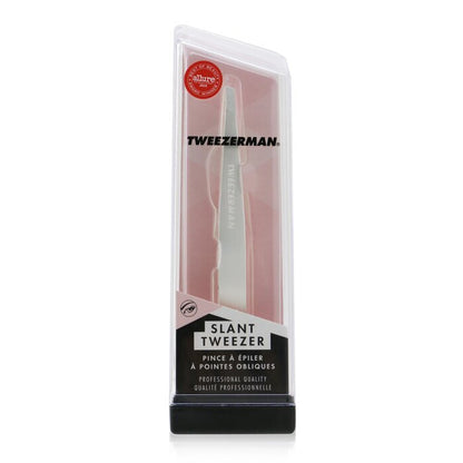 Tweezerman Slant Tweezer - Platinum Silver (Studio Collection)