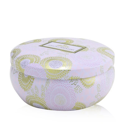 Voluspa 3 Wick Decorative Tin Candle - Panjore Lychee 340g/12oz