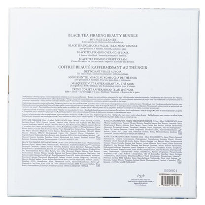 Fresh Black Tea Ensemble Beauté Raffermissant 4pcs