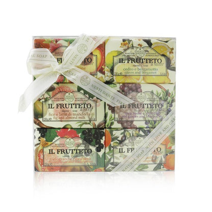 Nesti Dante Il Frutteto Soap Gift Set (#Peach & Melon, #Citron & Bergamot, #Fig & Almond Milk, #Red Grapes & Blueberry, #Pomegranate & Blackcurrant, #Olive Oil & Tangerine) 6x150g/5.3oz