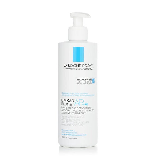 La Roche Posay Lipikar Baume AP+M Baume Triple Action - Anti-Grattage, Anti-Poussées de Peau Sèche, Apaisement Immédiat 400ml/13.5oz