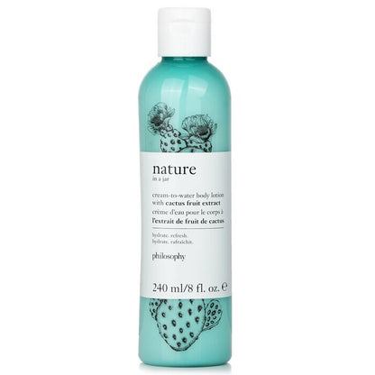 Philosophy Nature In A Jar Cream-To-Water Body Lotion With Cactus Fruit Extract 240ml/8oz