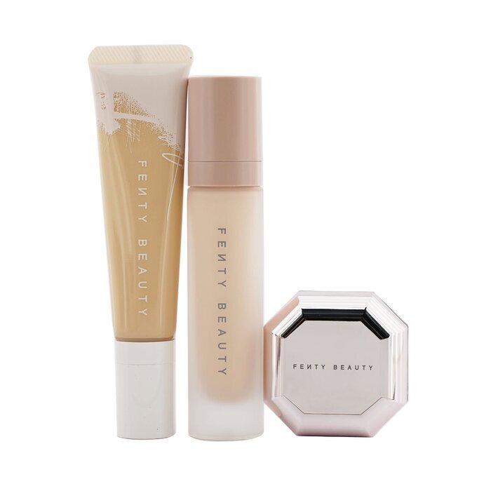 Fenty Beauty by Rihanna Pro Filt'R Hydrating Complexion Kit: Foundation 32ml + Primer 32ml + Instant Retouch Setting Powder 7.8g - #140 3pcs