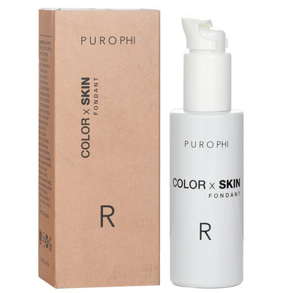 PUROPHI Color x Skin Fondant Foundation - # R (Medium/Dark) 30ml/1.01oz