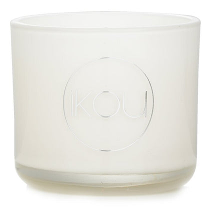 iKOU Essentials Bougie en Cire Naturelle d'Aromathérapie en Verre - Anti-Stress (Lavande & Géranium) 100177 85g