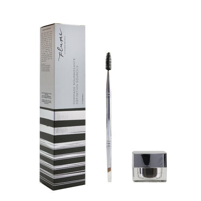 Plume Science Nourish & Define Brow Pomade (With Dual Ended Brush) - # Endless Midnight 4g/0.14oz