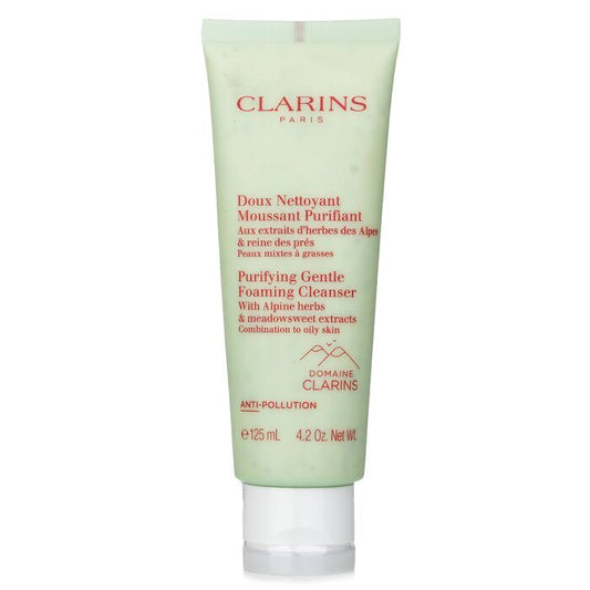 Clarins Nettoyant Moussant Purifiant Doux aux Herbes Alpines et Extraits de Reine-des-Prés - Peaux Mixtes à Grasses 125ml/4.2oz
