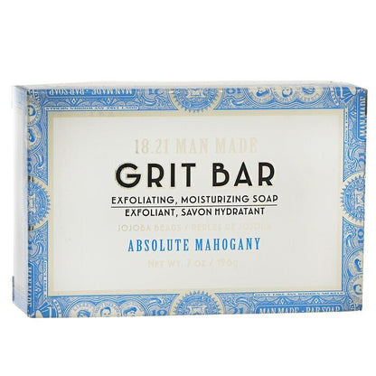 18.21 Man Made Grit Bar - Exfoliating, Moisturizing Soap - # Absolute Mahogany 198g/7oz