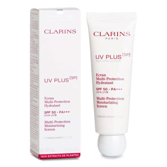 Clarins UV Plus [5P] Écran Hydratant Multi-Protection Anti-Pollution SPF 50 - Translucide 50ml/1.6oz
