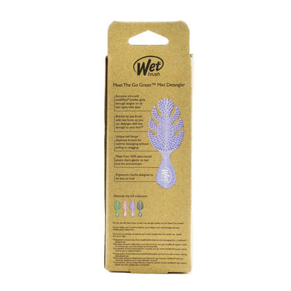 Wet Brush Go Green Mini Detangler - # Purple 1pc