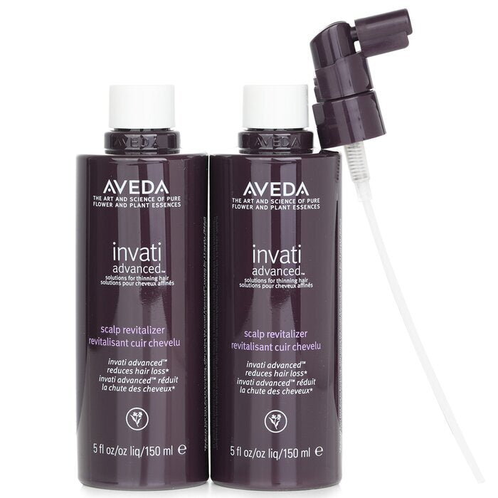 Aveda Invati Advanced Scalp Revitalizer - Solutions For Thinning Hair (2 Refills + Pump) 2x150ml