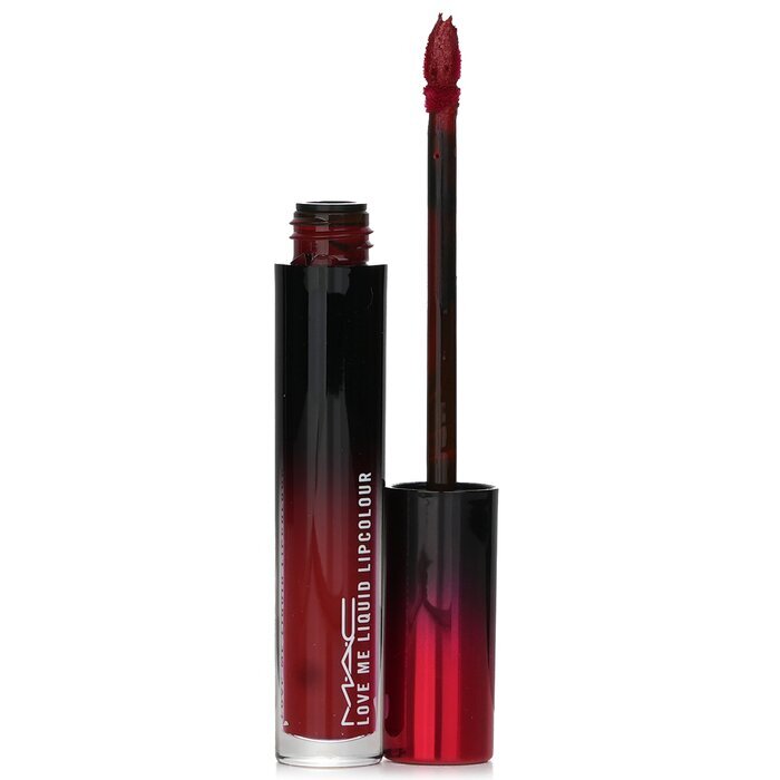 MAC Love Me Liquid Lipcolour - # 493 E For Effortless (Deep Burgundy Red) 3.1ml/0.1oz