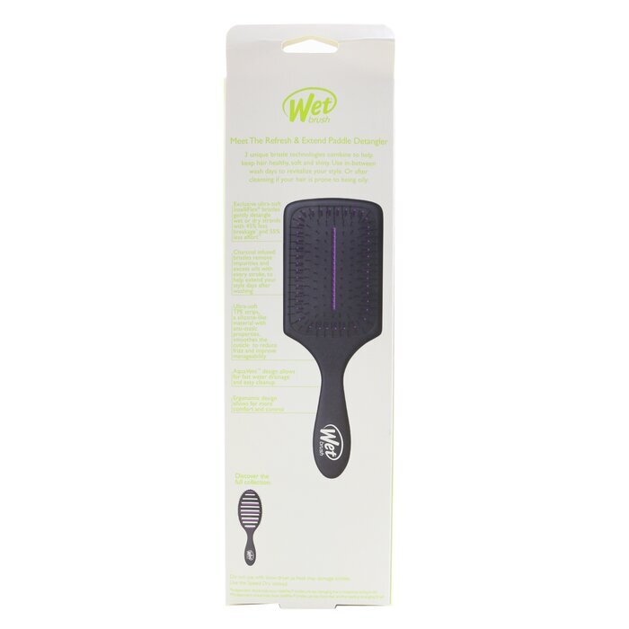 Wet Brush Brosse Plate Infusée au Charbon 1 pièce